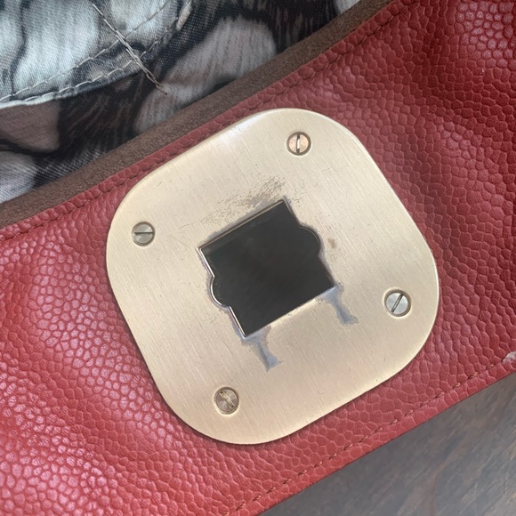 Longchamp Gatsby Burgundy Brown Leather Bag - Picture 10 of 16